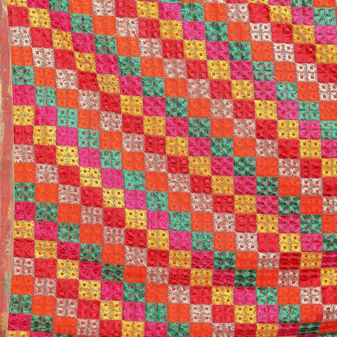 وشاح فولكاري بنجابي مطرز للسيدات من Zamour شيفون in Kuwait