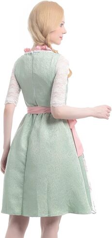 أزياء مهرجان أكتوبر للنساء فستان ديرتل البافاري فساتين ألمانية أزياء بافارية فستان ديرتل برباط للنساء in Kuwait