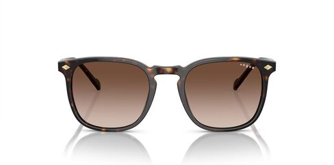Vogue Eyewear Man Sunglasses Dark Havana Frame, Brown Gradient Lenses, 49MM in Saudi Arabia