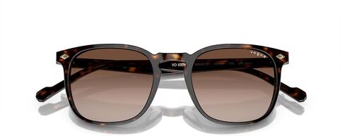Vogue Eyewear Man Sunglasses Dark Havana Frame, Brown Gradient Lenses, 49MM in Saudi Arabia