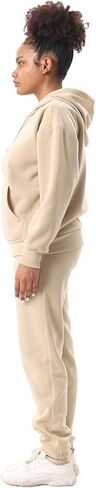 LeeHanTon Matching Sets for Women Comfy Cozy Sweat Sets Pullover Hoody Sweatshirts and Long Pants Tracksuit Sets in Saudi Arabia