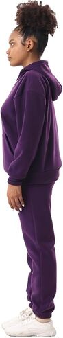 LeeHanTon Matching Sets for Women Comfy Cozy Sweat Sets Pullover Hoody Sweatshirts and Long Pants Tracksuit Sets in Saudi Arabia