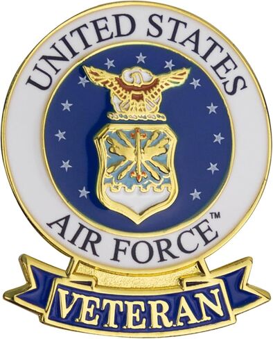 United States Air Force Veteran Lapel Pin, 1 Inch in Saudi Arabia