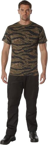 Rothco 22687 100% Cotton Camo T-Shirt Color : Tiger Stripe Camo,Size : 2XL in Saudi Arabia