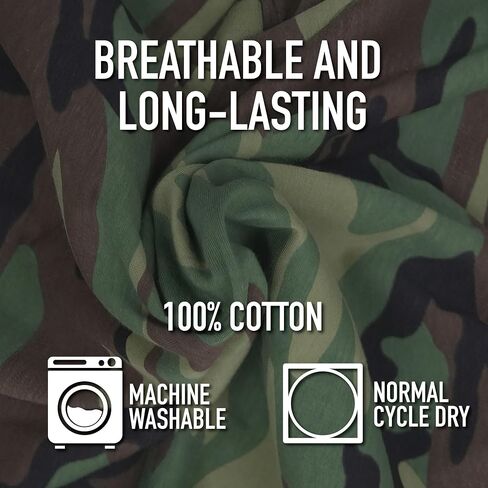 Rothco 22687 100% Cotton Camo T-Shirt Color : Tiger Stripe Camo,Size : 2XL in Saudi Arabia