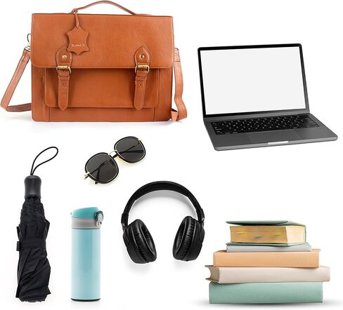 TAURISH Handmade Unisex Executive 100% Genuine Leather Business Travel Bag in Kuwait