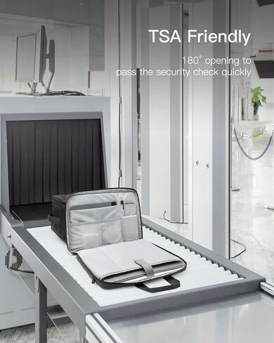 Inateck 15.6 Inch TSA Friendly Laptop Bag Case for Men and Women, Compatible with Most 15-15.6 inch Laptops, with Trolley Strap in Saudi Arabia