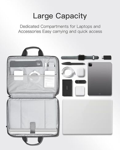 Inateck 15.6 Inch TSA Friendly Laptop Bag Case for Men and Women, Compatible with Most 15-15.6 inch Laptops, with Trolley Strap in Saudi Arabia