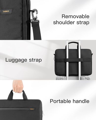 Inateck 15.6 Inch TSA Friendly Laptop Bag Case for Men and Women, Compatible with Most 15-15.6 inch Laptops, with Trolley Strap in Saudi Arabia