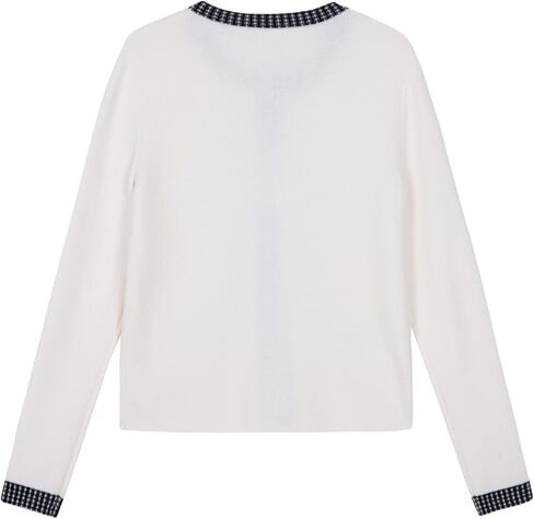 Women's Long Sleeve Sweater, 100% Wool Soft Pullover Sweater, Casual Knit Shirts Tops for Women in Saudi Arabia