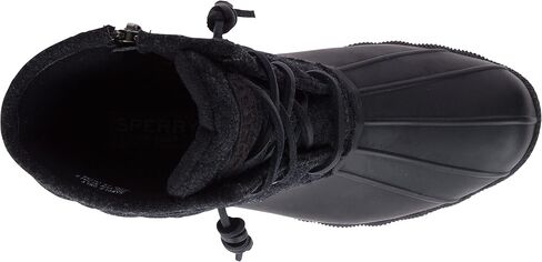 Sperry Women's Saltwater Emboss Wool Boots, Black/Grey 7.5 M US in Saudi Arabia