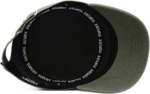Topuny Yzzjl Cotton Washing Military Style Cap Army Hat for Unisex Adult Women Men (Green), Army-hat Green, 7-7 1/2 in Saudi Arabia