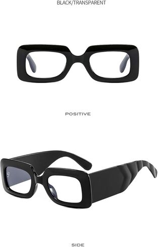 YAMEIZE العصرية الصغيرة مستطيل النظارات الشمسية النساء الرجال خمر إطار سميك نظارات مربعة صغيرة UV400 القيادة ظلال نظارات in Kuwait