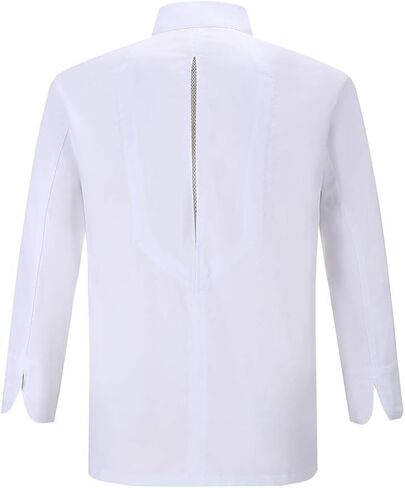 معطف الطباخ للرجال بأكمام قصيرة من Nanxson مع شبكة مسامية CFM0029 in Kuwait