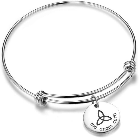 Mo ANAM Cara Necklace Iris Celtic Soul Mate Necklace BFF Gift for Her in Saudi Arabia