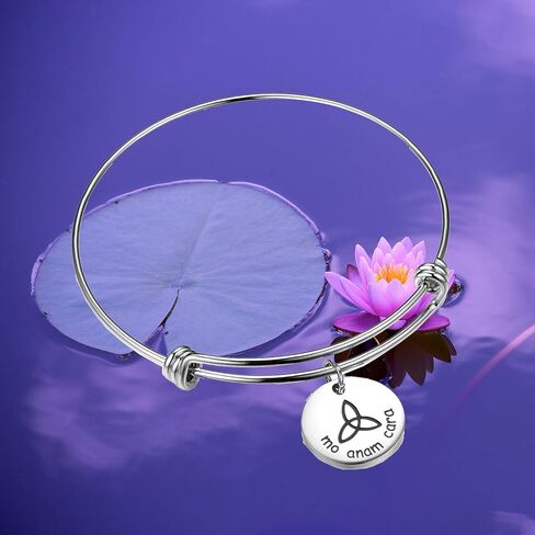 Mo ANAM Cara Necklace Iris Celtic Soul Mate Necklace BFF Gift for Her in Saudi Arabia