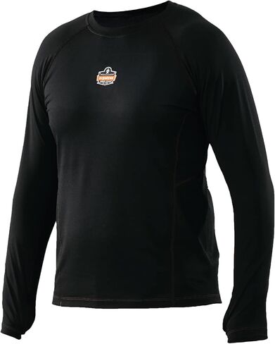Ergodyne N-Ferno 6435 Thermal Long Sleeve Shirt, Black, Medium in Saudi Arabia