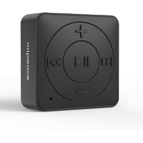 MIPEACE Bluetooth Audio Adapter for Headphones, Bluetooth 5.3 Receiver, 3.5mm Jack Aux Wireless Audio Adapter for Speaker Car Home Stereo (Black)