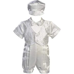 Baptism outfits for Boys, Baby Boy Christening Outfit, Baptismal Romper Clothes - Ropa de Bautizo para Niño Bebe