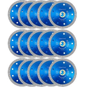 4.5Inch Diamond Saw Blade, 4-1/2 Inch Super Thin Tile Blade, Diamond Saw Blades for Angle Grinder, 4.5" Tile Blade for Smooth Cutting Marble Ceramics Porcelain Tiles(4.5 inch-1Pc-Blue)