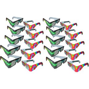 نظارات حيود الألعاب النارية من Rob's Super Happy Fun Store - 20 قطعة in Kuwait