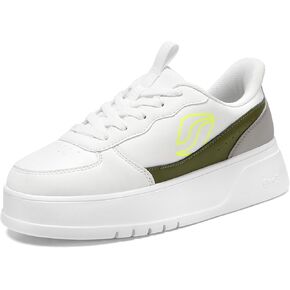 STQ Slip Ins Hands Free Platform Sneakers Vintage Classic Tennis Shoes Lightweight Walking Sneakers