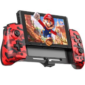 Switch Controllers for Nintendo Switch/OLED, One-Piece Joypad Controller Replacement for Switch Pro Controller with Adjustable TURBO, Dual Motor Vibration,Handheld Switch Controller