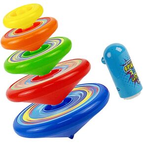 1 Set Stacking Tops Toys Stackable Tops Kids Stacking Tops Toys Interesting Kids Gyro Toys for Boys and Girls