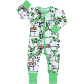 Bonds x Marvel Zip Wondersuit - Hulk Smash (3-6 months)