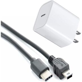 USB C Charger & Block Compatible with Texas Instruments TI-84 Plus CE Color/TI-Nspire CX/CX CAS/TI-84 Plus/TI-84 Plus C Silver Edition/TI 89 Titanium Graphing Calculators