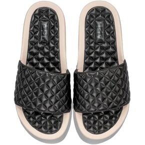 APL: Athletic Propulsion Labs Women's Lusso Slide, Black/Creme, 10