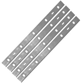 12-1/8 Inch HSS Planer Blades Knives for Thickness Planers 12-1/8" x 6/7" x 1/14", Single Cutting Edge, 4 Pieces