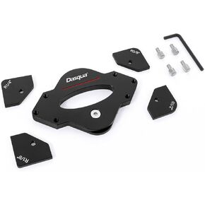 Dasqua Corner Radius Jig and Template Set for Routers,Routing Rounded Corners Bit for Woodworking,Router Radius Template Kits Aluminium Alloy for Woodworking Trimming