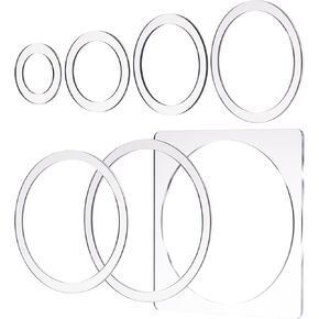 Pack of 7 Big Circle Inlay Template |Router and Decorative Templates for Woodworking -2