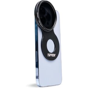 TIFFEN 58MM Filter Mount with Circular Polarizer KIT for iPhone 14/15 PRO MAX, MAGSAFE Compatible, Slim and Lightweight Design, Magnetic Filter Mount