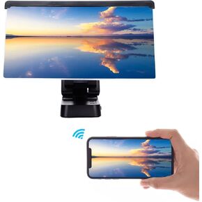 Screen Magnifier for Cell Phone, Mobile Phone 3D Magnifier Projector Screen with Bluetooth Speaker Foldable Phone Stand with Screen Amplifier for Movies, Videos, and Gaming