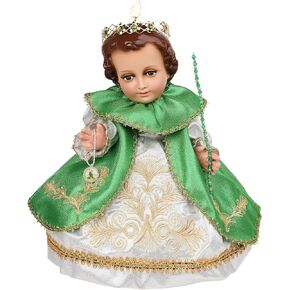 فستان A&C Wedding Inc-Saint Judas Tadeo Vista for Niño Dios-Baby Jesus Nativity باللون الأبيض النقي - لمسة من التفاني التاريخي (40 سم) in Saudi Arabia