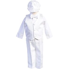 Baptism Outfits for Boys, Baby Boy Christening Outfit, Baptismal Vest Pants Clothes - Ropa de Bautizo para Niño Bebe