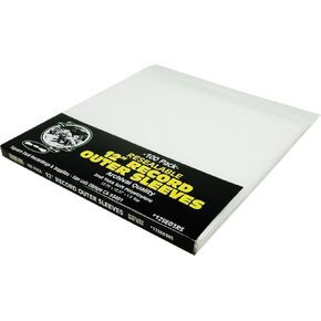 (100) 12" LP Vinyl Record Outer Sleeves - RESEALABLE - 3 mil Archival Quality - #12SE03RS