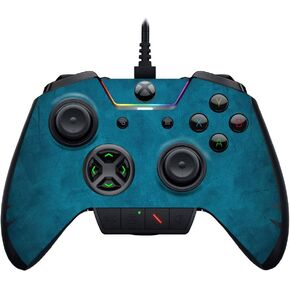 MightySkins Skin Compatible with Razer Wolverine Ultimate - Blue Strokes | Protective, Durable, and Unique Vinyl Decal wrap Cover | Easy to Apply, Remove, and Change Styles | Made in The USA