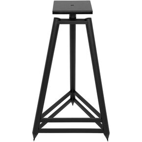 Monolith Easel Style Speaker Stand, 32in (Each) Adjustable Spikes, Supports up to 100 LBS, Sturdy Construction, Compatible with Most Bookshelf Speakers