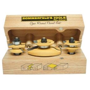 Sommerfeld's 3 Piece Ogee Raised Panel Door Set, 1/2-Inch Shank