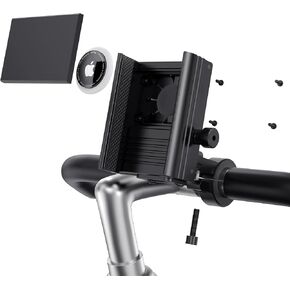 Airtag Bike Phone Holder, Hidden Bike GPS Tracker Case for Apple Airtag, Airtag Bike Mount, Anti-Theft Airtag Holder for Bike, Electric Bicycle, Scooter