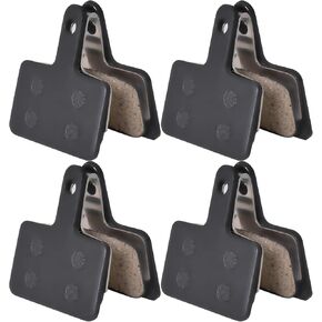 Ceramic Bike Brake Pads Set Compatible for Tektro Shimano TRP Deore Br-M575 B01s Mt200 M525 M515 T615 T675 M505 M495 M486 M485, Mountain MTB Ebike Brake Pads[4 Pieces Brakes+1 Adjusting Tool]