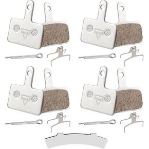 Ceramic Bike Brake Pads Set Compatible for Tektro Shimano TRP Deore Br-M575 B01s Mt200 M525 M515 T615 T675 M505 M495 M486 M485, Mountain MTB Ebike Brake Pads[4 Pieces Brakes+1 Adjusting Tool]