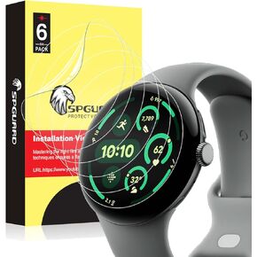6 Pack for Pixel Watch 3 45mm Screen Protector, Self-Healing Film Compatible with Google Pixel Watch 3 Screen Protector 45 mm