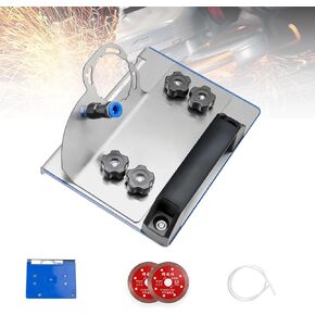 45 Degree Tile Chamfering Tool, Angle Grinder Tool with Stand for Tile 45° Chamfer Cutting, Adjustable Tile Cutter Tool, Special Cutting Bracket for 100-Type Angle Grinders