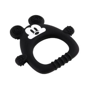 Bumkins Disney Baby Teething Freezer Toy Keys Rings, Soft Flexible Platinum Silicone Pacifier, Safe to Chew, Cool Teether Gum Relief, Essentials for Babies 3 Months, Freezable, Sensory, Mickey Mouse
