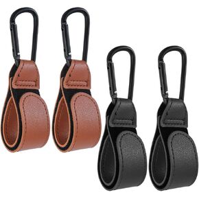 4 Pack Stroller Hooks, 6.1" Large Stroller Clips Stroller Hook Universal Stroller Accessories Multipurpose Mommy Hooks for Hanging Diaper Bags and Shopping in Saudi Arabia