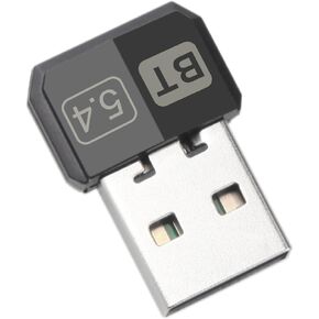 USB Bluetooth Adapter for PC 5.4, Stereo Receiver，Bluetooth 5.4 Dongle Receiver, Plug and Play, Supports Windows 11/10/8.1/7 for Desktop, Laptop